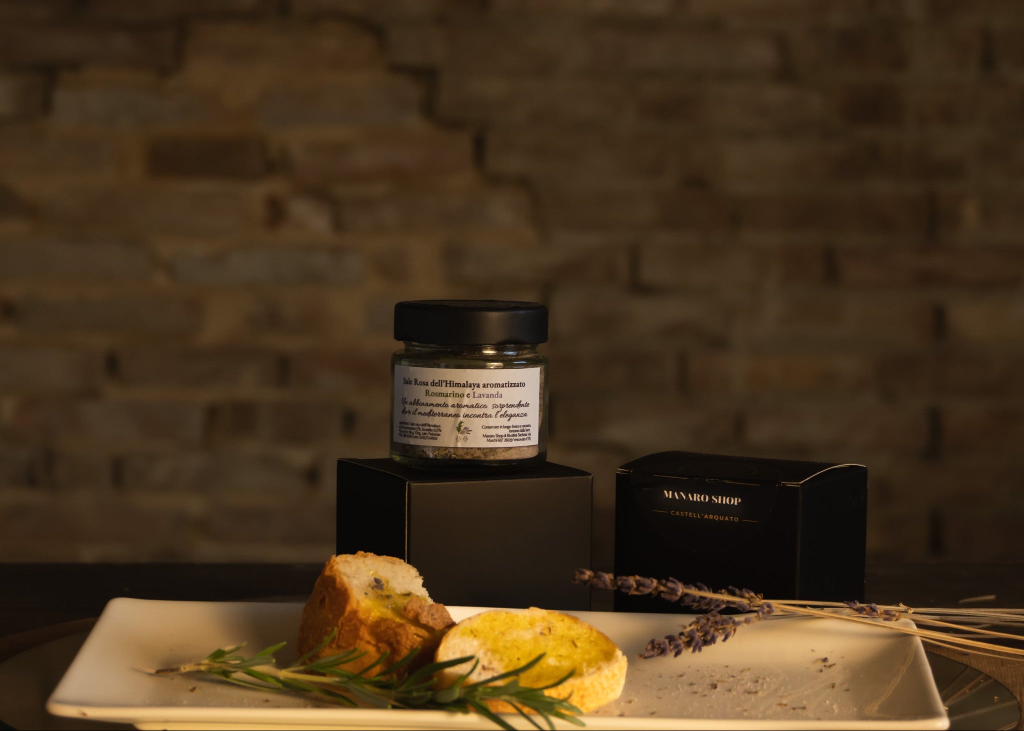 Sale Rosa dell'Himalaya aromatizzato al Rosmarino e Lavanda