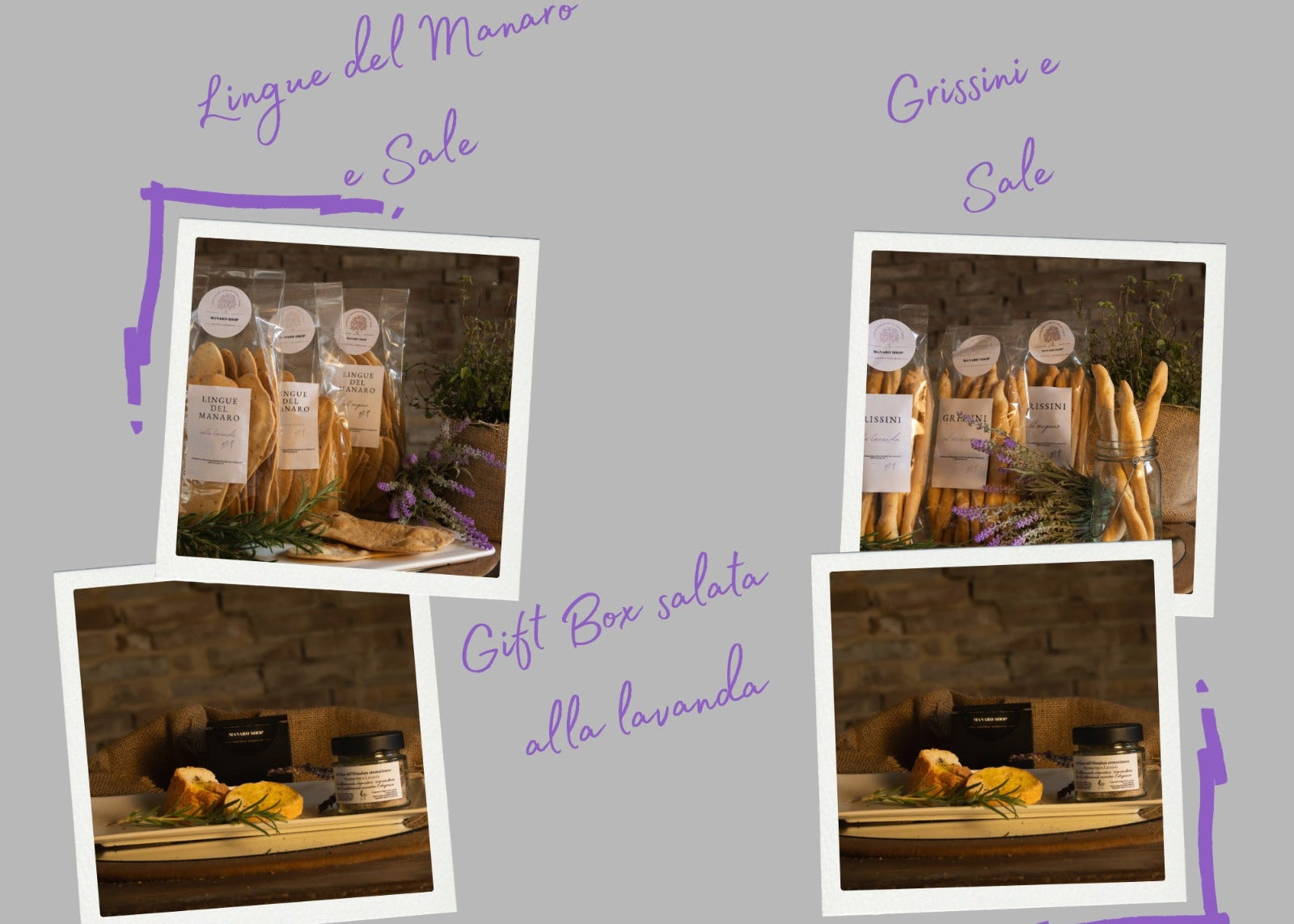Gift Box Salata - Selezione Artigianale con Lingue o Grissini Aromatizzati